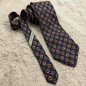 Salvatore Ferragamo Genie Holding Magic Carpet Tie